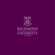 This image is showing the Richmond The American International University in London's University Catalogue for the 2014-2015 academic year. Full Text: RICHMOND THE AMERICAN INTERNATIONAL UNIVERSITY IN LONDON UNIVERSITY CATALOGUE 2014-2015