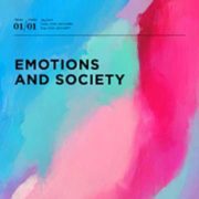 This image is depicting the relationship between emotions and society, showing how emotions can affect and be affected by the social environment. Full Text: 01:01 ---- - EMOTIONS AND SOCIETY