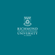 This image is a catalogue for the American International University in London for the academic year 2015-2016. Full Text: TYIN IVERSITY RICHMOND THE AMERICAN INTERNATIONAL UNIVERSITY IN LONDON UNIVERSITY CATALOGUE 2015-2016